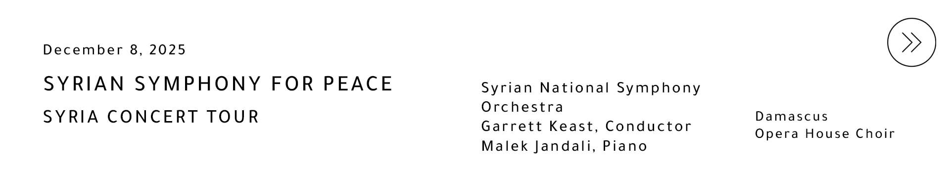 SYRIAN SYMPOHONY FOR PEACE